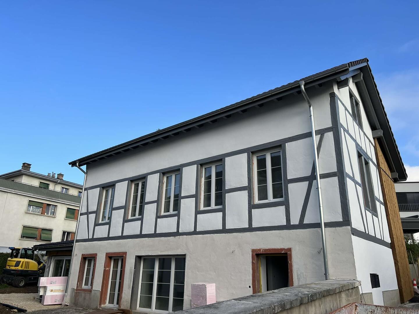 Rénovation d'une maison à colombages